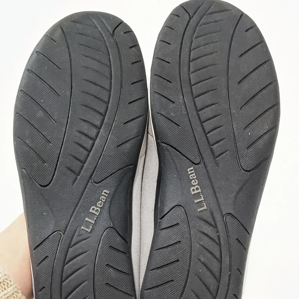 L.L bean suede walking flats